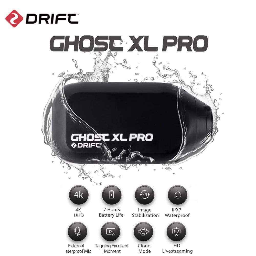 Drift-Ʈ XL  4K + HD  ׼  ī޶, 3000mAH IPX7  WiFi  ī޶    ķ